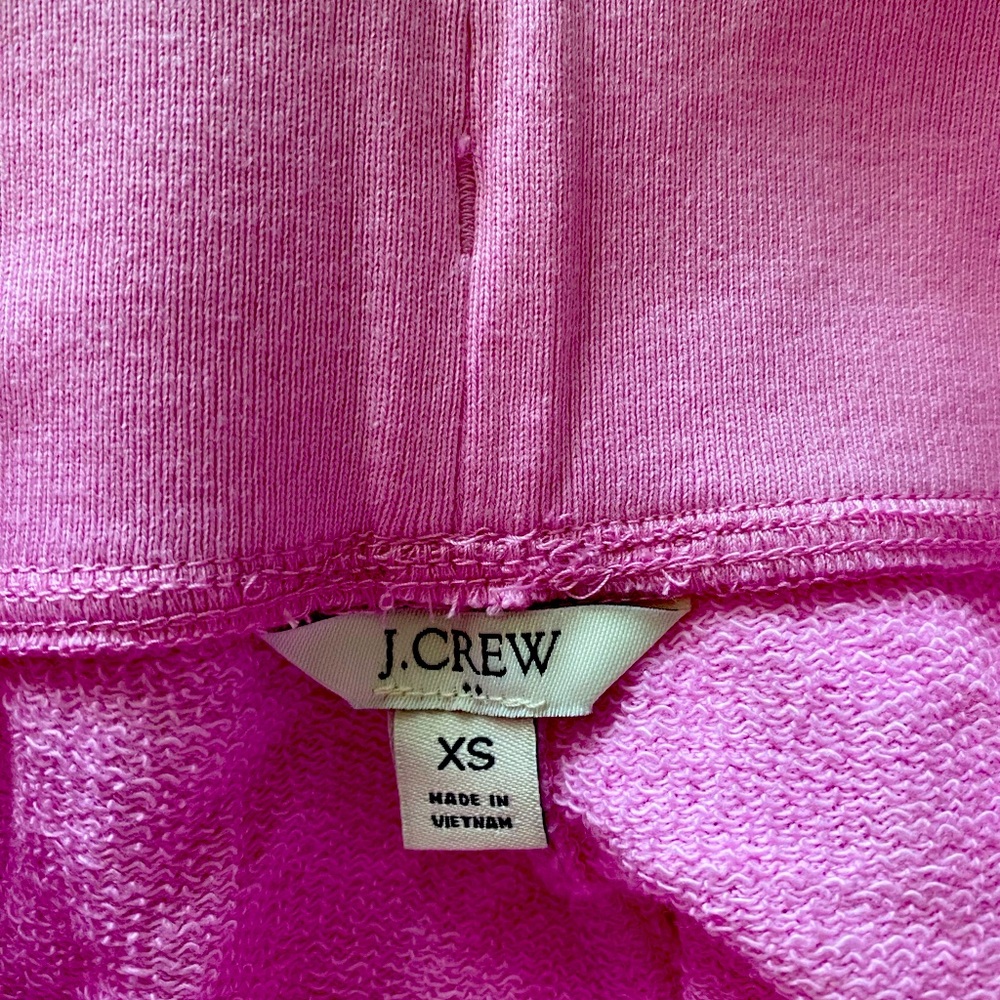 J Crew Factory Jogger Pants Sweatpants Pink XS NWOT - Picture 5 of 7